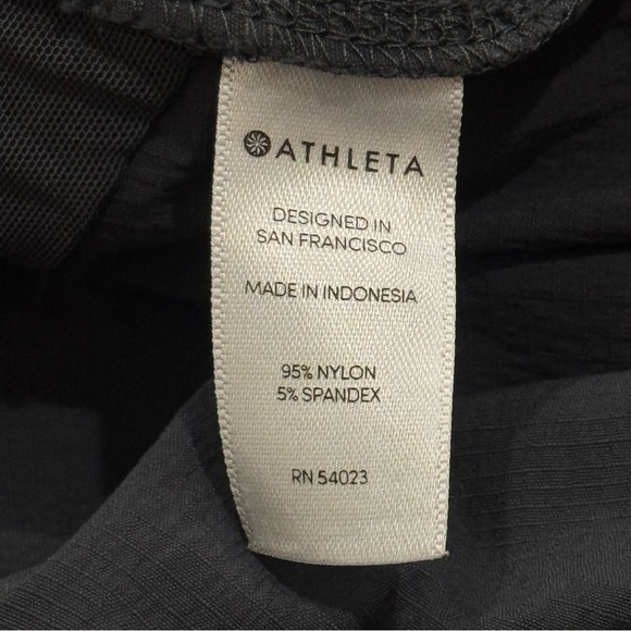 Athleta Slate Blue Textured Joggers Women’s Size 2 - Picture 8 of 11
